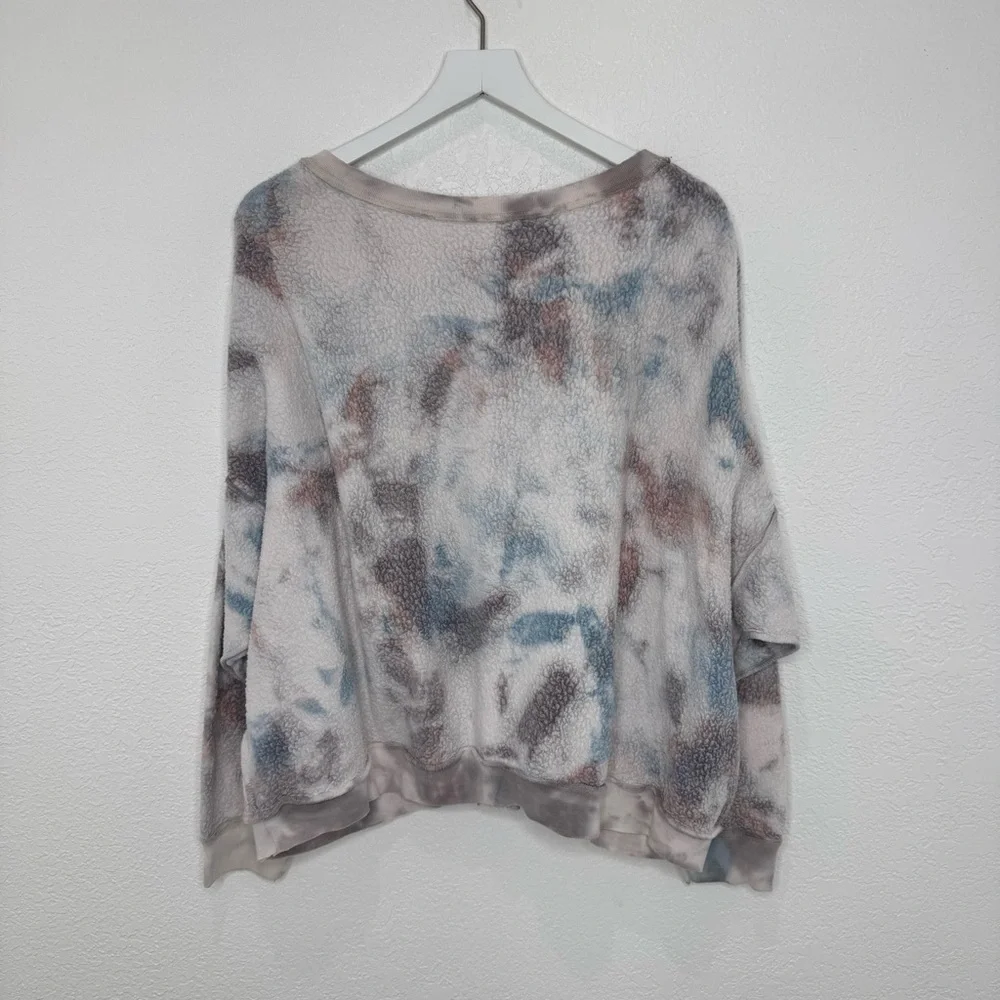Free People Intimately Kelly Tie Dye Washed Sweatshirt - Picture 3 of 3